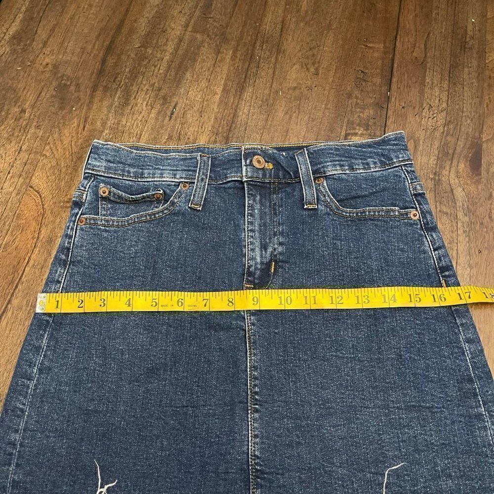 J. Crew Cutoff Denim Skirt - Picture 7 of 7